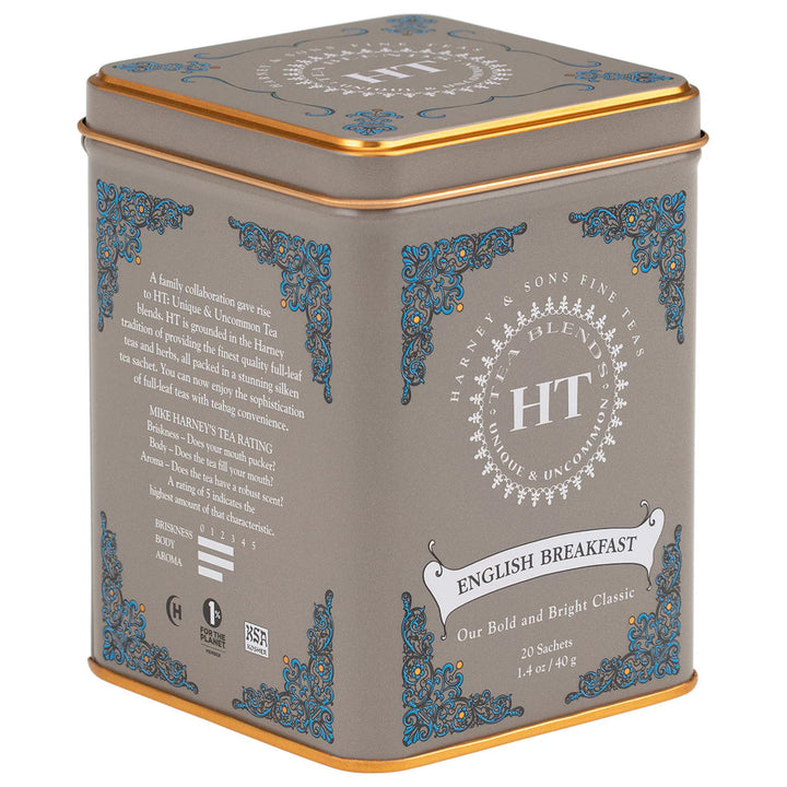 English Breakfast Tea Tin 20 Sachets Per Tin