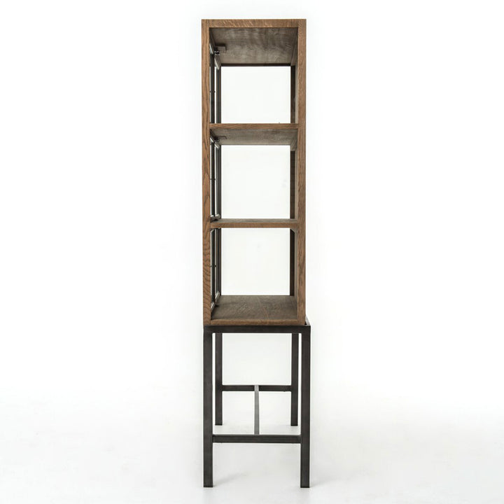 Sutton Curio Cabinet in Drifted Oak