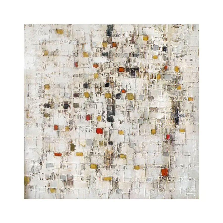 Multi Color Patchy Square Wall Decor