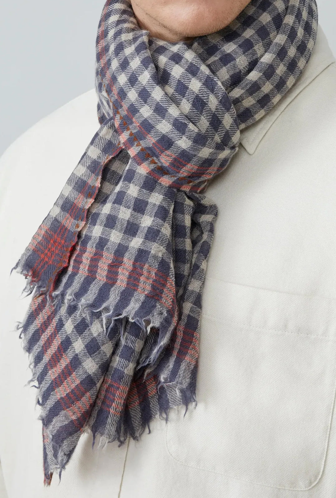 Scarf N°693 Slate Grey by Moismont