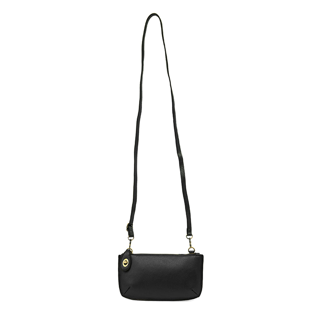 Black Mini Crossbody Wristlet Clutch