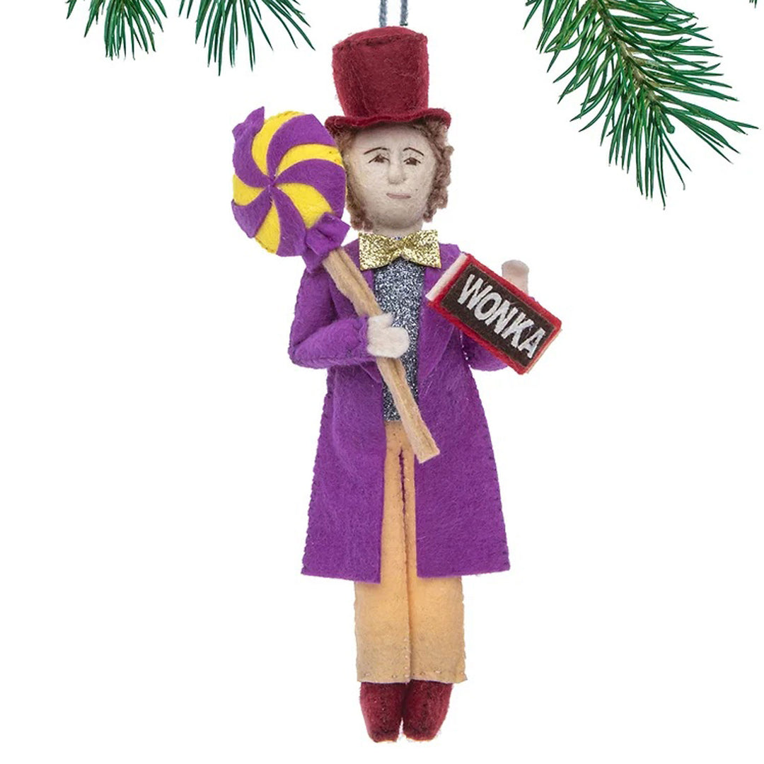 Willy Wonka Felt Ornament Handmade