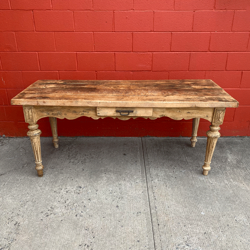 Antique 19th Century French Farmhouse Table