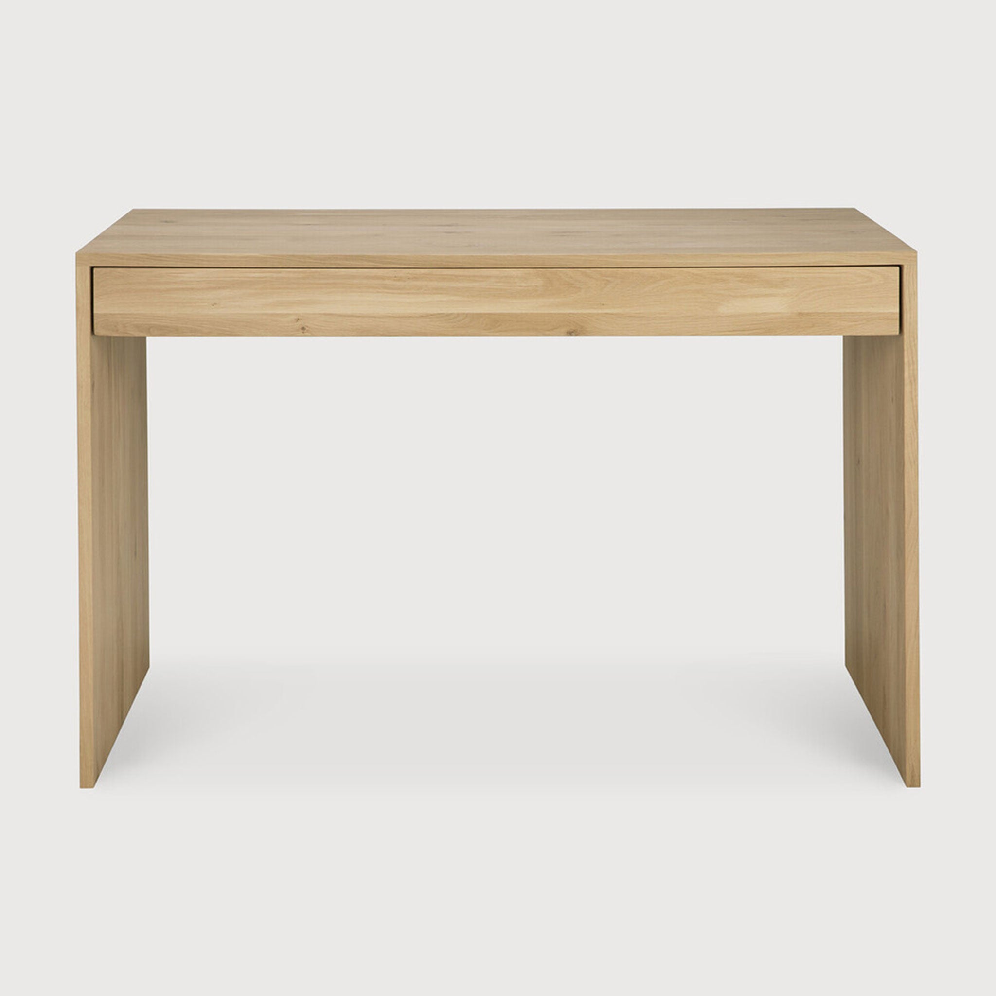 Wave Rectangular Desk in Oak - Thumbnail 2