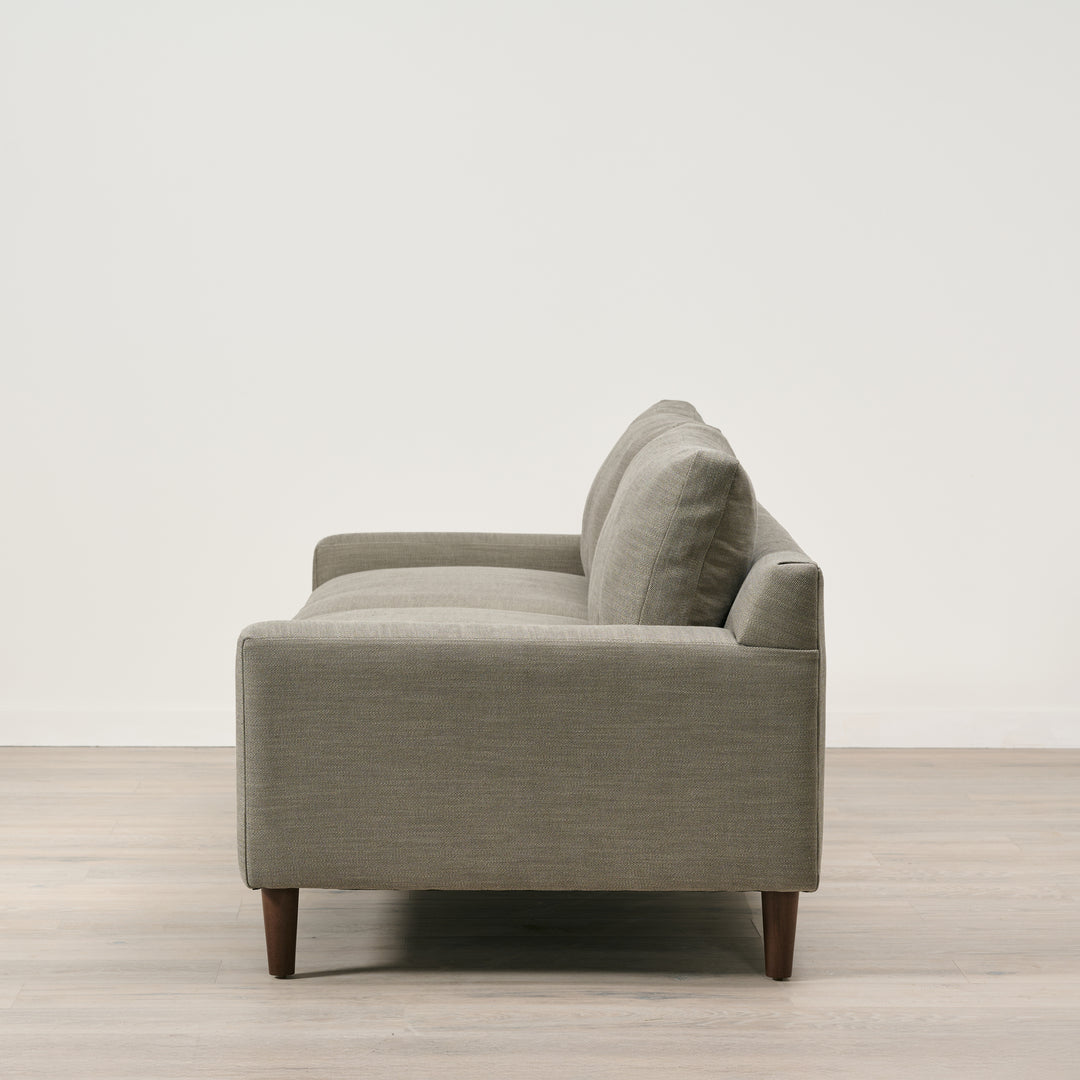 Alder Sofa in Performance Fabric Stone Greige Younger & Co (90")