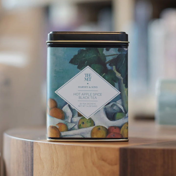 THE MET Hot Apple Spice Tea Tin 20 Sachets Per Tin