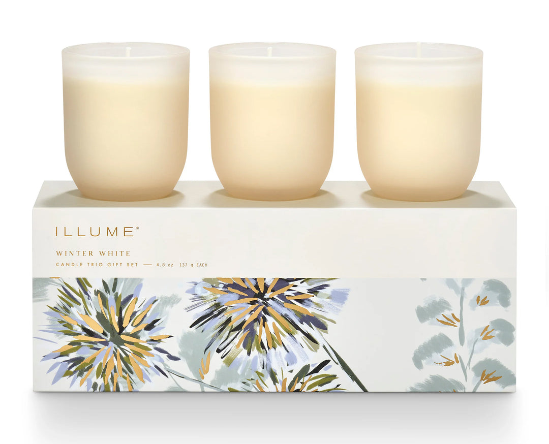 Winter White Candle Trio Gift Set