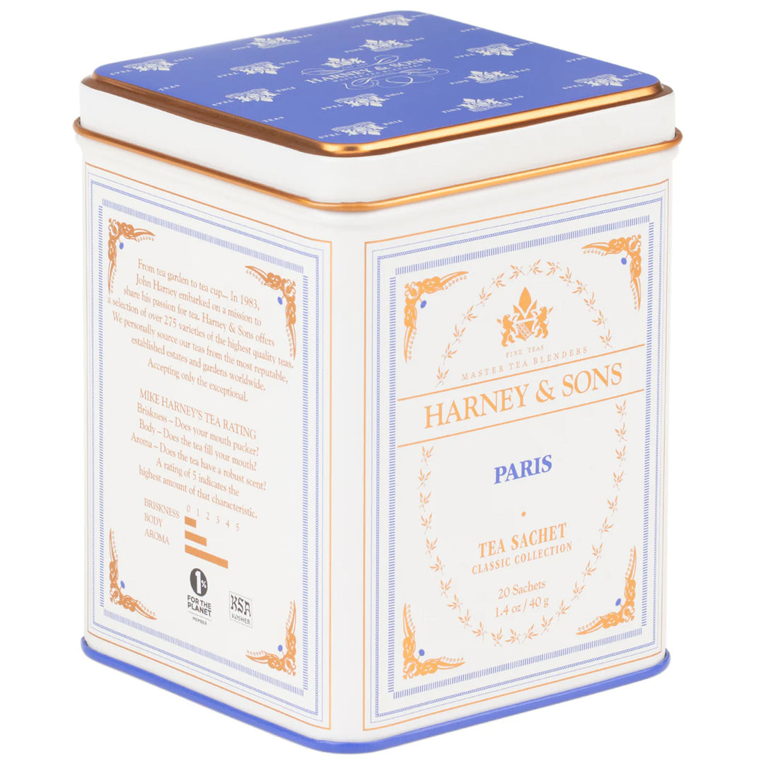Paris Tea Tin 20 Sachets Per Tin