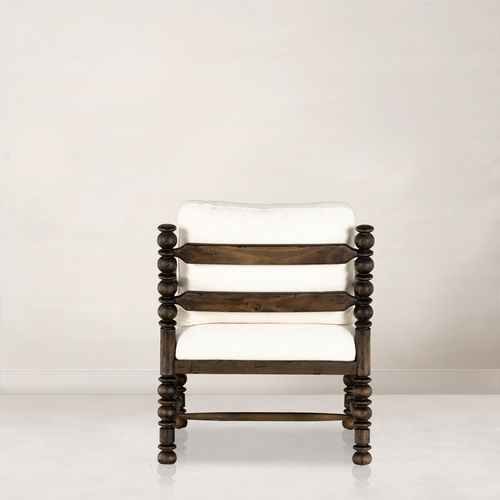 Douglas Chair Upholstered in Performance Fabric Halcyon Ivory