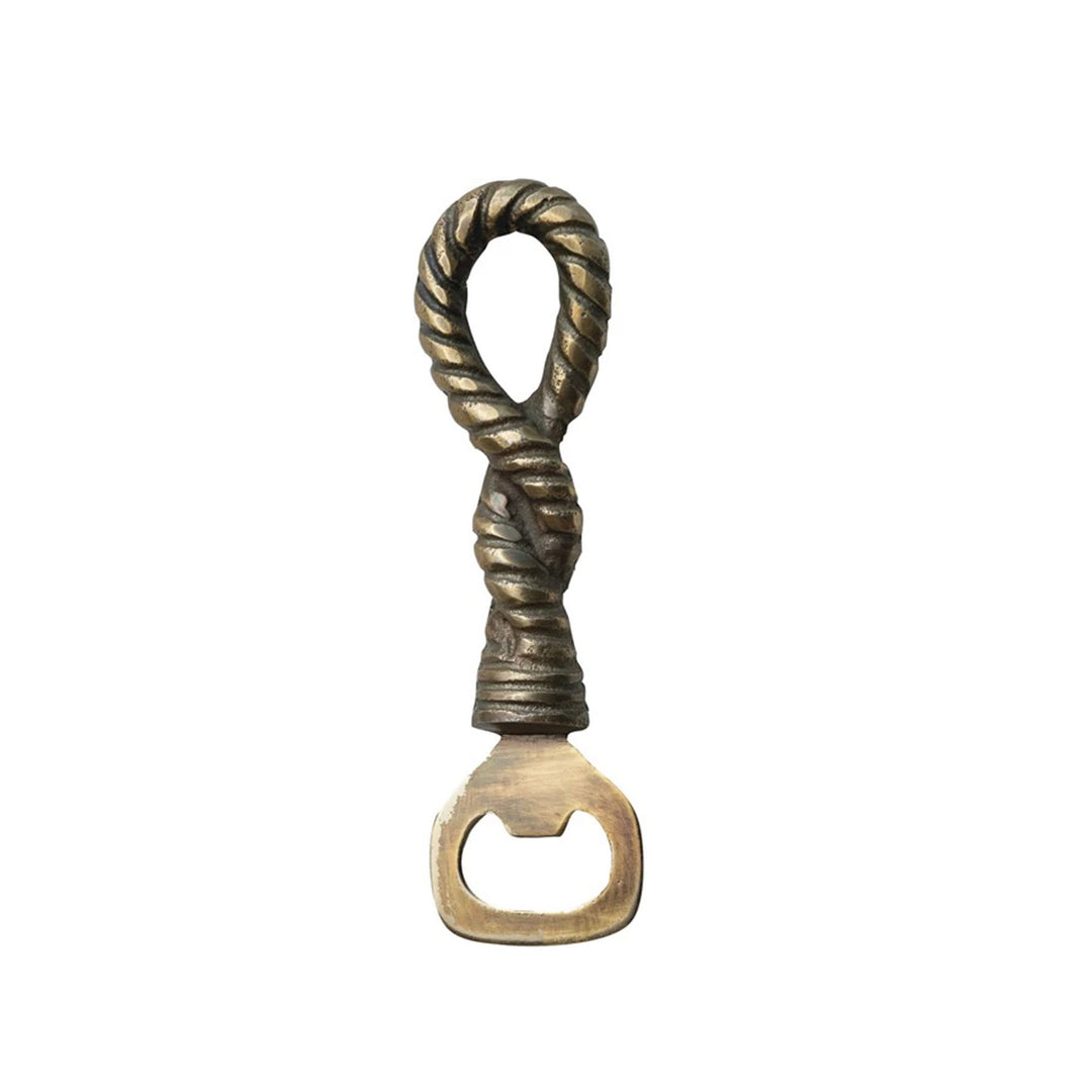 Cast Aluminum & Stainless Steel Rope Bottle Opener