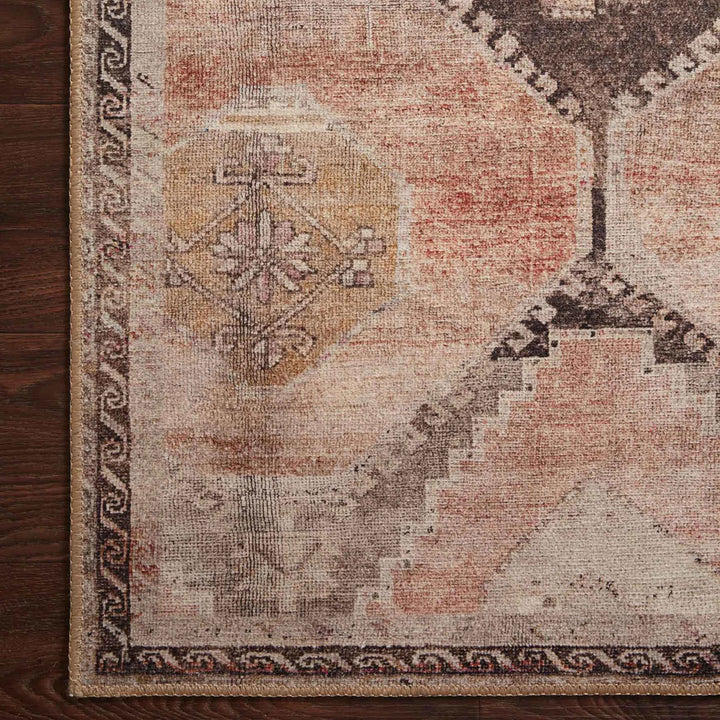 Wynter Rug in Graphite/Blush 2.3x3.9