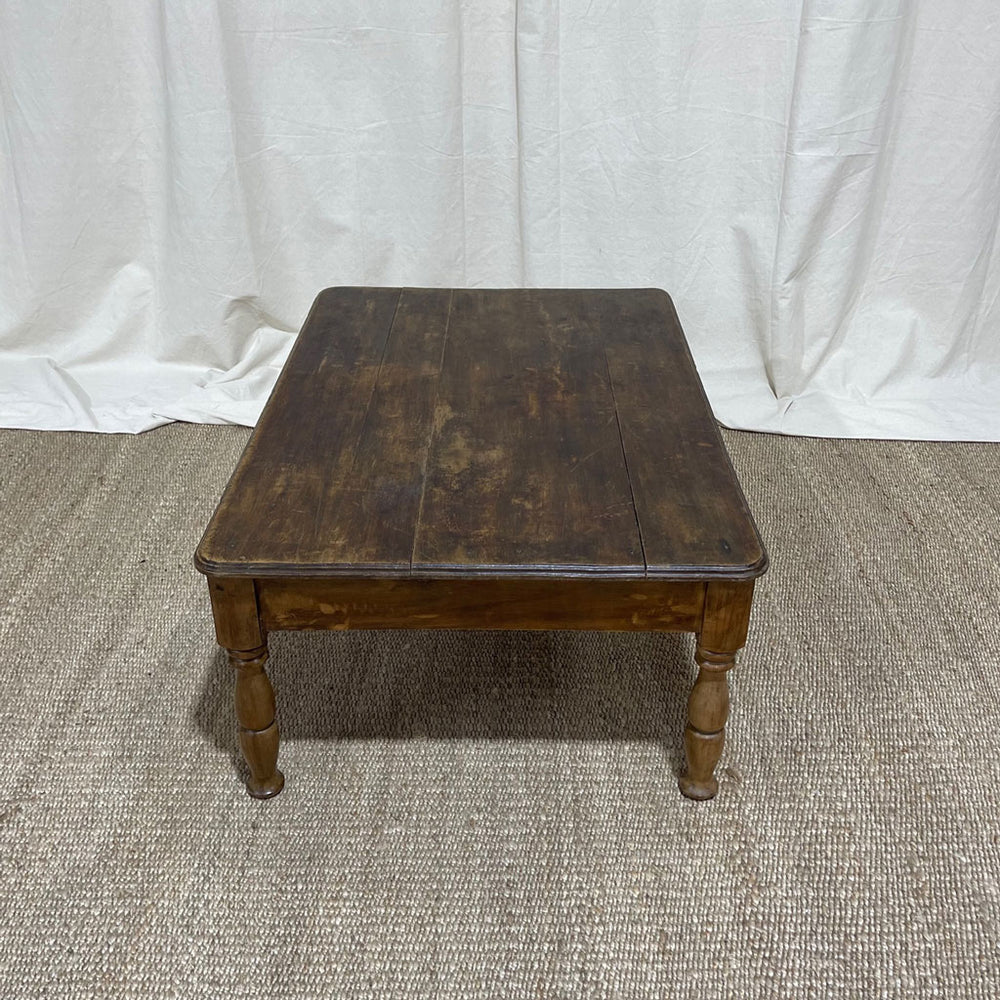 Vintage Guatemala Wooden Square Coffee Table