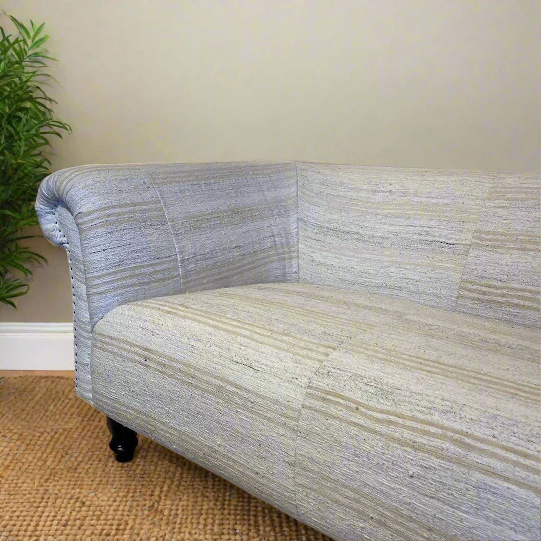 Springfield 84" Sofa Upholstered in One Of a Kind Hemp Fabric By Cisco Brothers