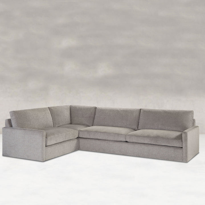 Big Easy Sectional in Heavy Duty Stormy Grey by Younger & Co