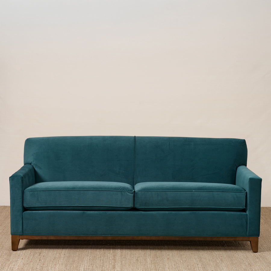 Martin Sofa in Azure Blue (80")
