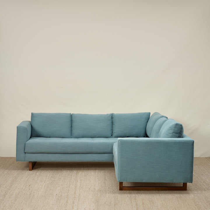 Beam Sectional in Performance Fabric Slate Blue by Younger & Co