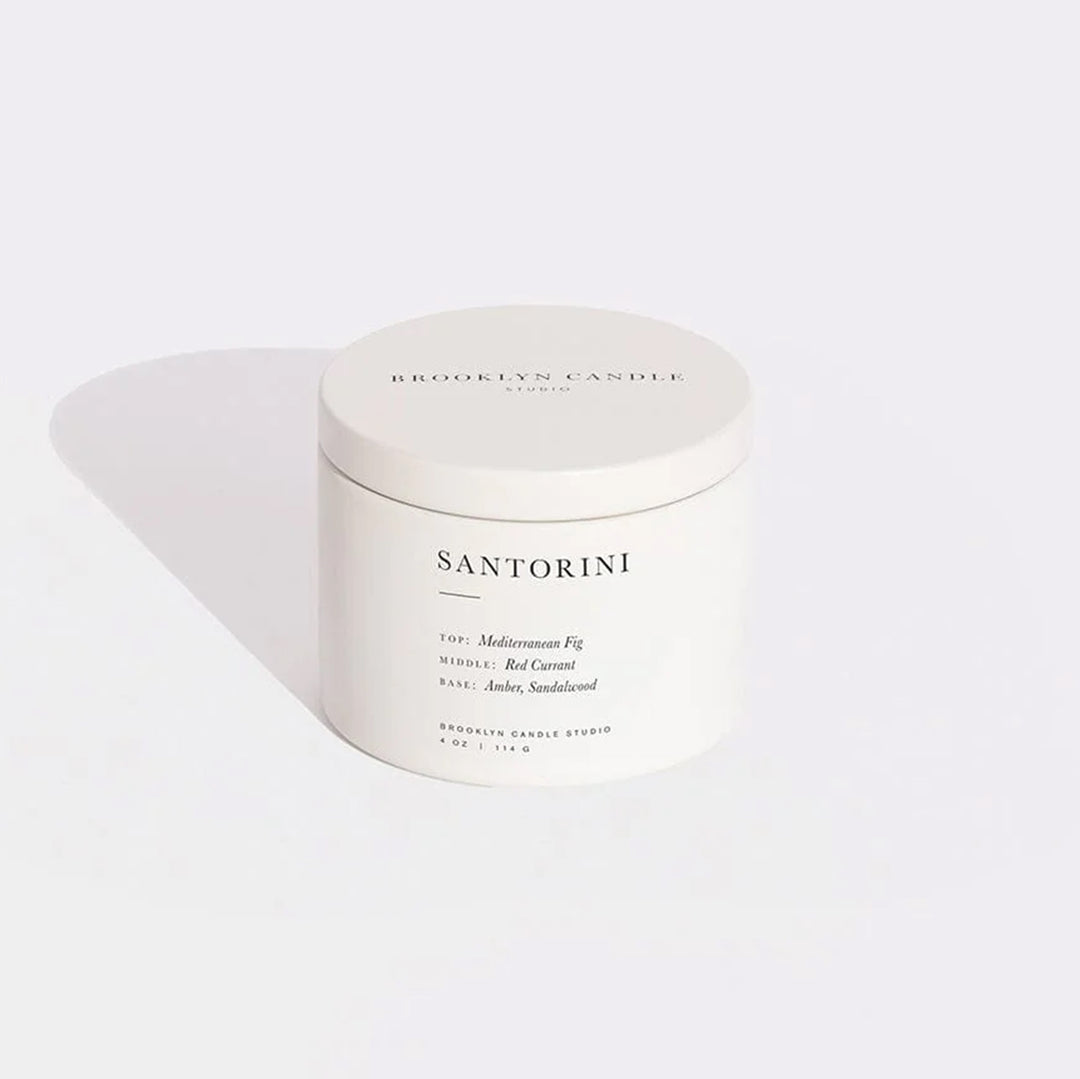 Santorini Travel Candle