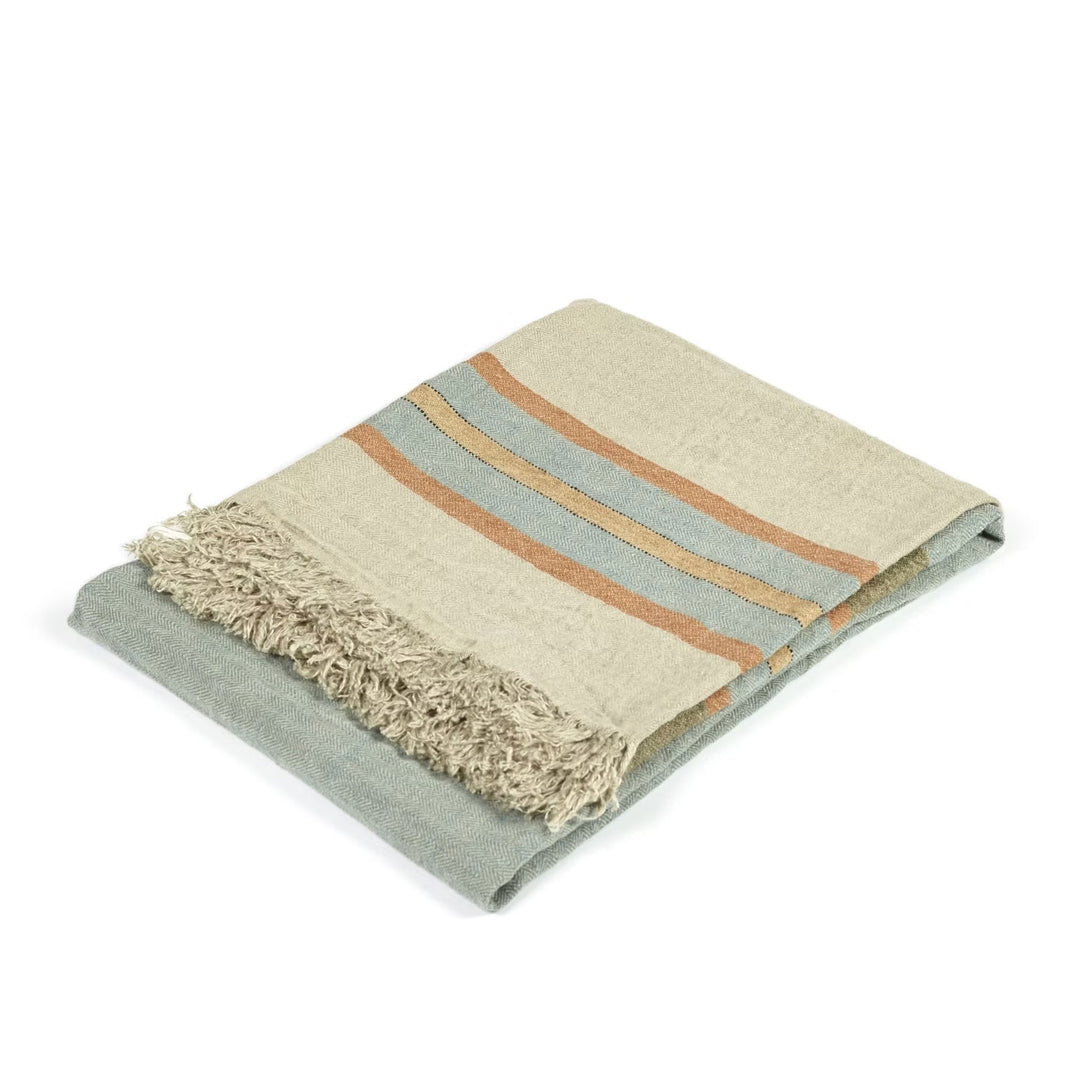 The Belgian Towel Small Fouta Multi Stripe