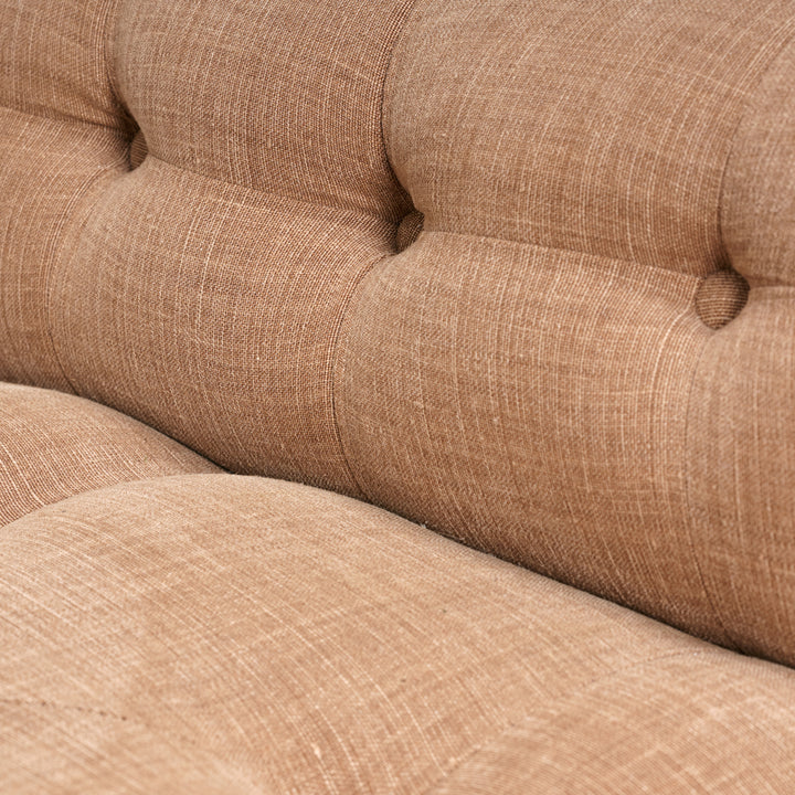 John Derian Field Bench in Rye Spice (108")