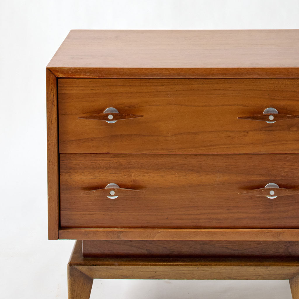 Vintage Pair Mid Century Modern Nightstands