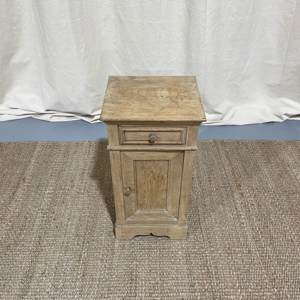 Antique Bleached Oak Side Table