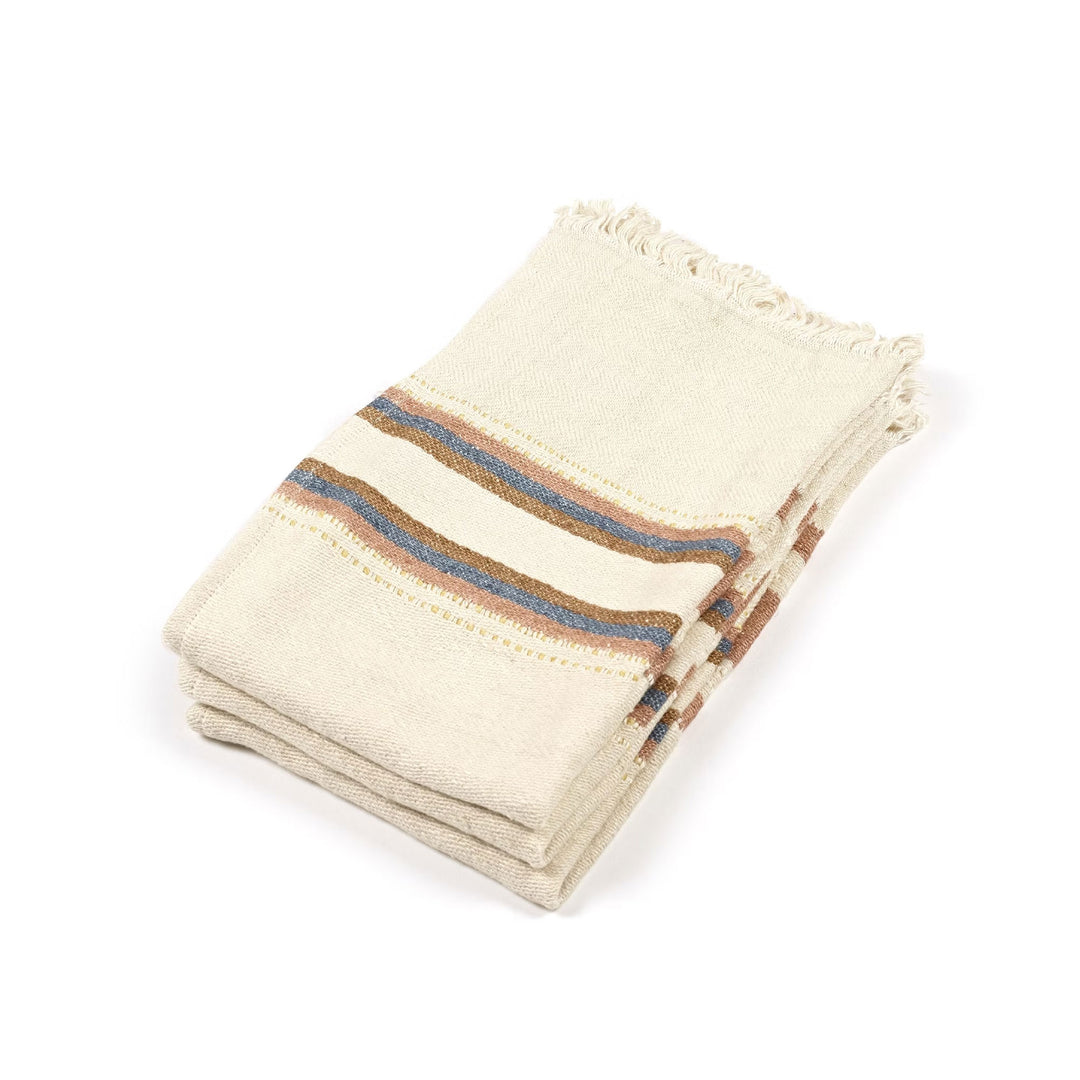 The Belgian Towel Small Fouta in Harlan Stripe 14x20