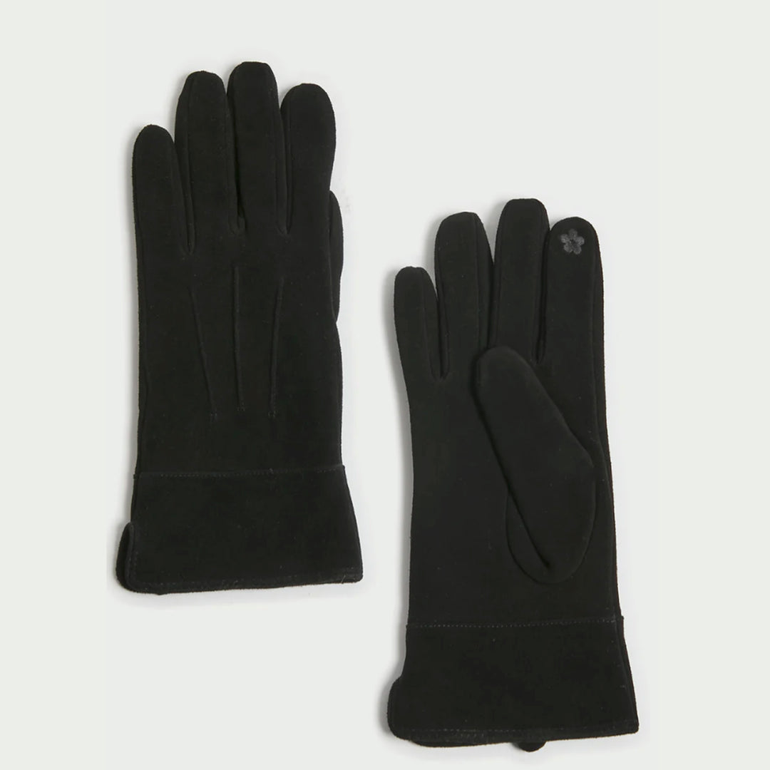 Suede Classic Gloves in Black