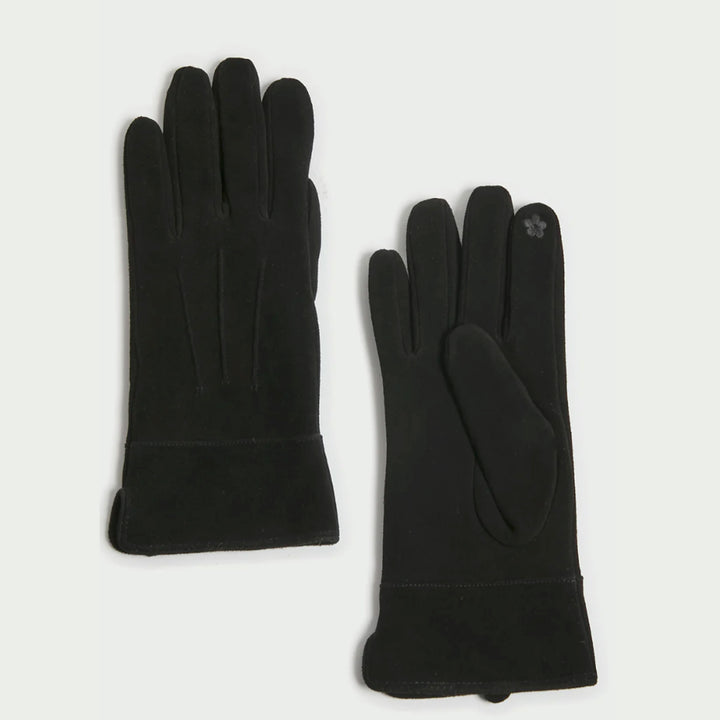 Suede Classic Gloves in Black