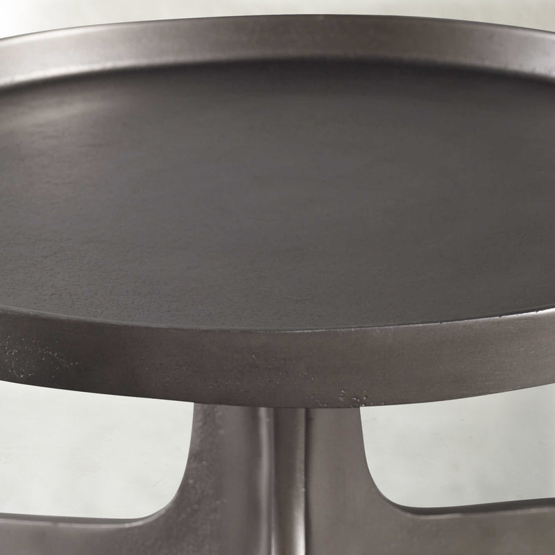 Kenward Accent Table in Nickel