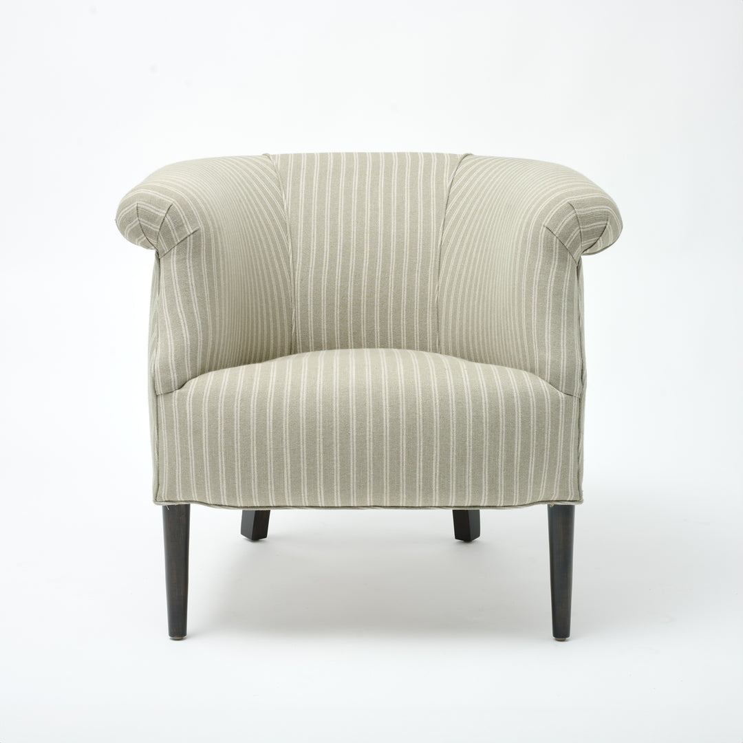 Emily Chair Upholstered in Beach Fern by Cisco Home