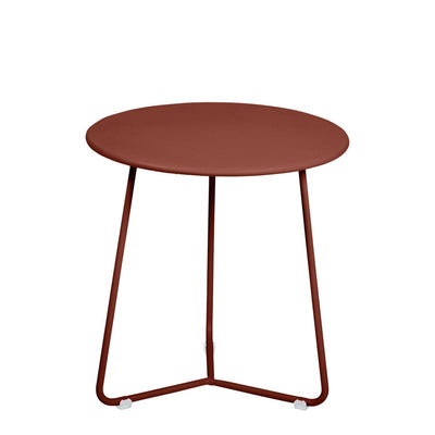 Cocotte Outdoor Small Side Table in Red Ochre by Fermob 
