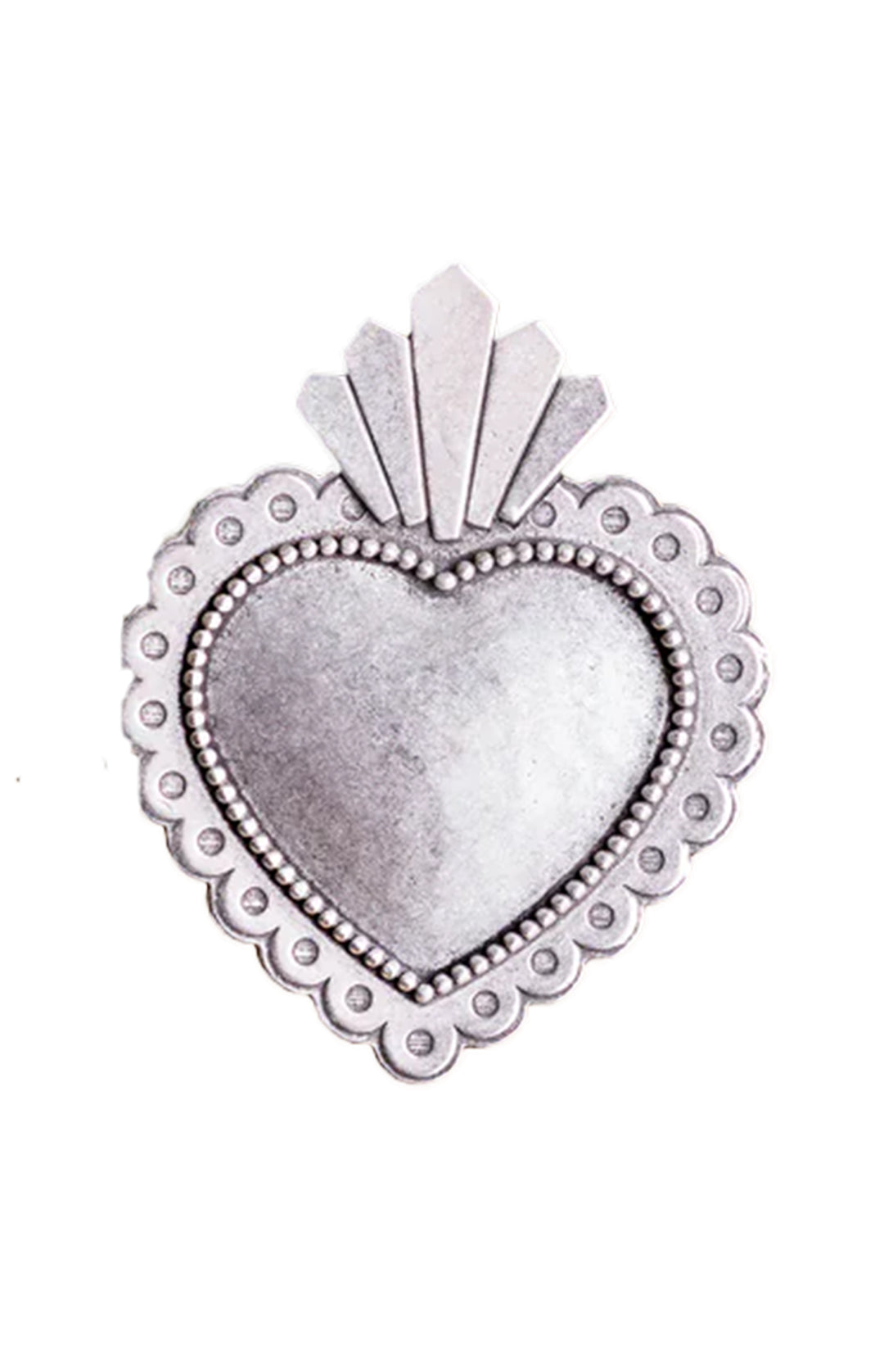 Sacred Heart Pewter Ornament