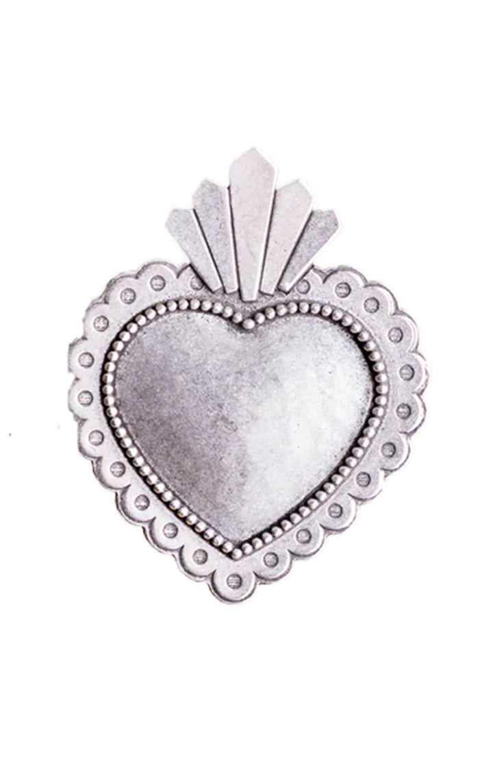 Sacred Heart Pewter Ornament