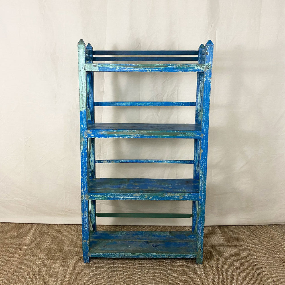 Vintage Primitive Painted Bookshelf