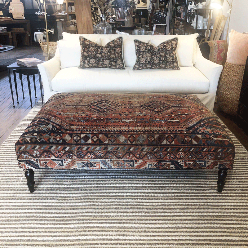 Vintage Persian Ottoman 43"x58" 0423-B