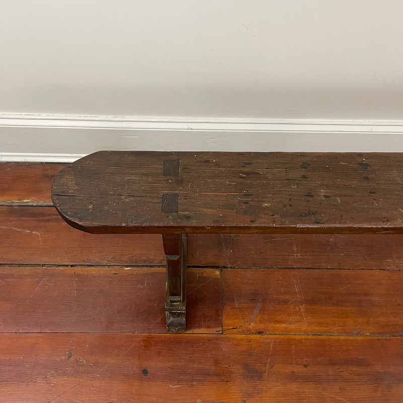 Antique French Narrow Bench - B