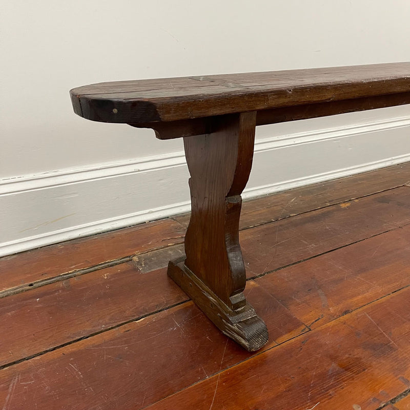 Antique French Narrow Bench - B