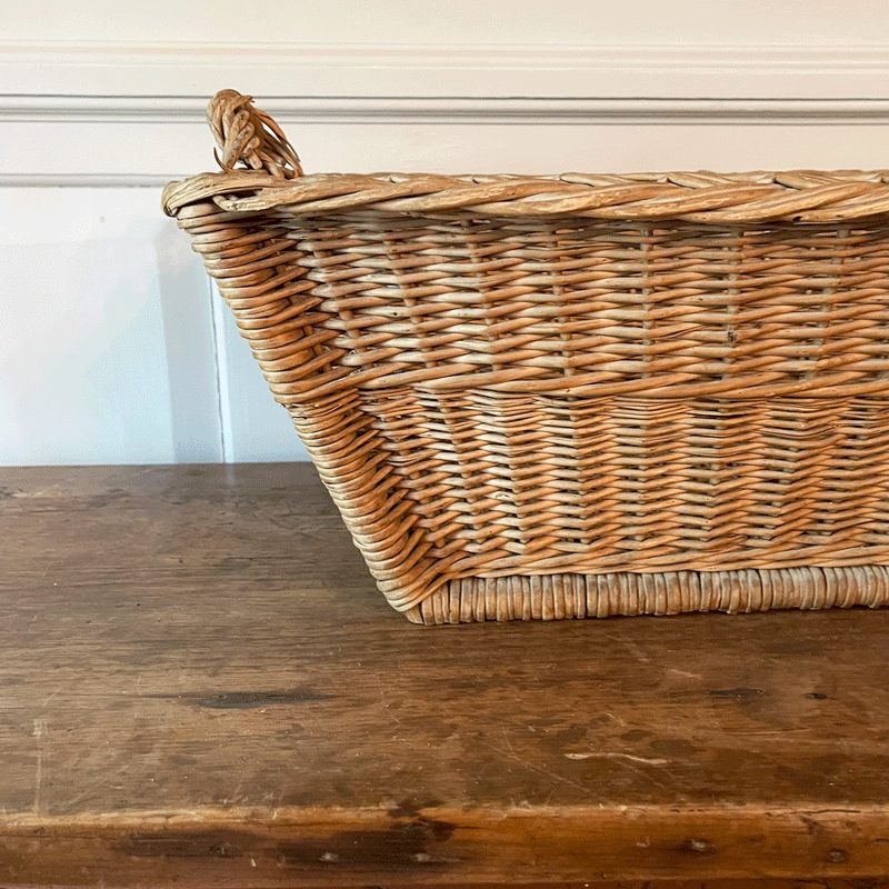 Vintage European Rectangular Basket C