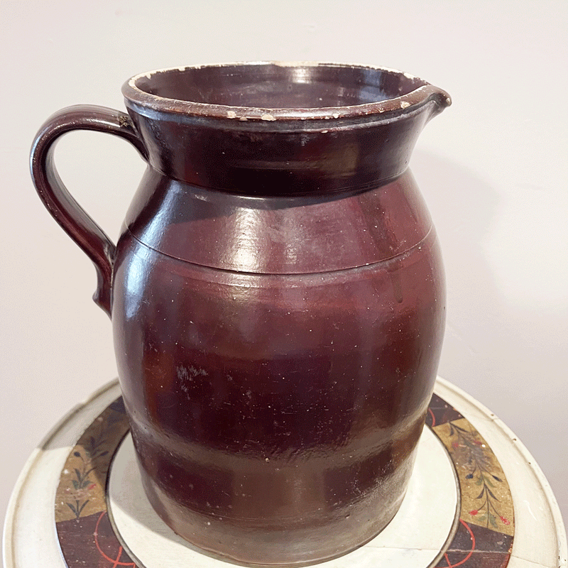 Stoneware Pottery Crocks with Lid c. 1980