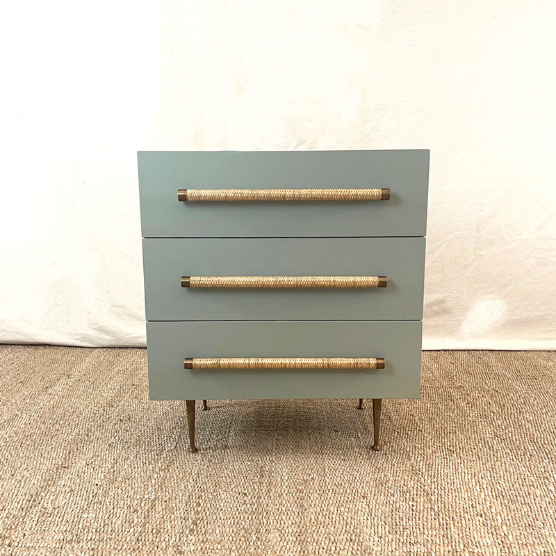 Mid Century Small Chest of Drawers in Pigeon