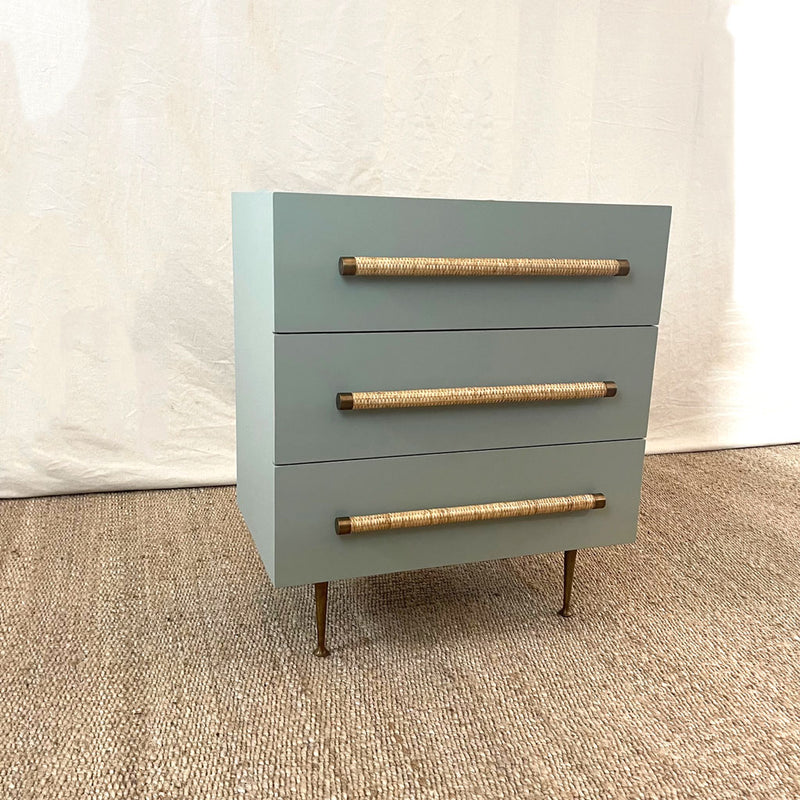 Mid Century Small Chest of Drawers in Pigeon