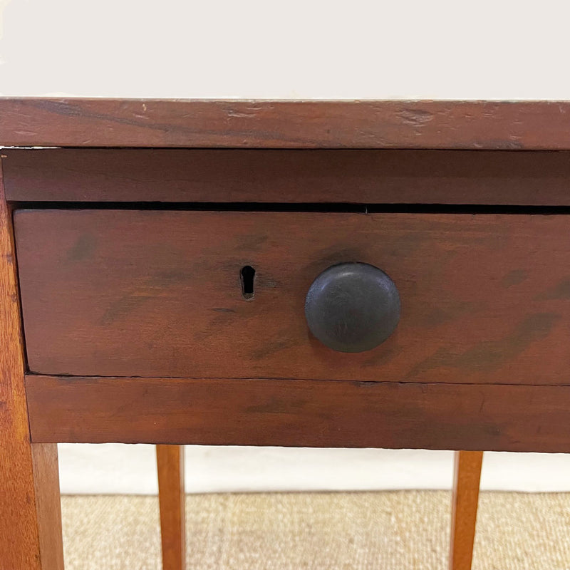 Antique One drawer Hepplewhite Stand