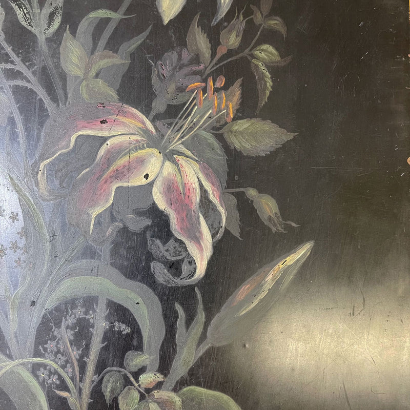Antique Painting On Tin