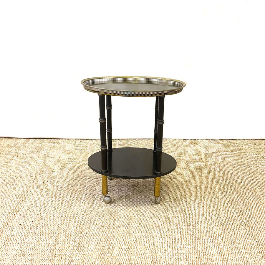 Vintage Oval 1960's Drinks Table