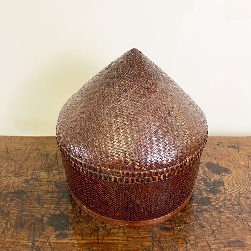 Antique Asian Wedding Basket-A