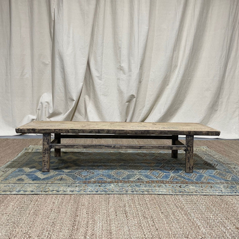 Antique Reclaimed Wood Asian Coffee Table