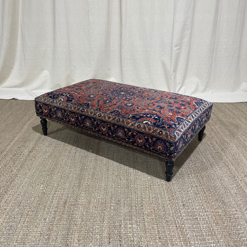 Vintage Persian Rug Ottoman 36" x 60" (1123-C)