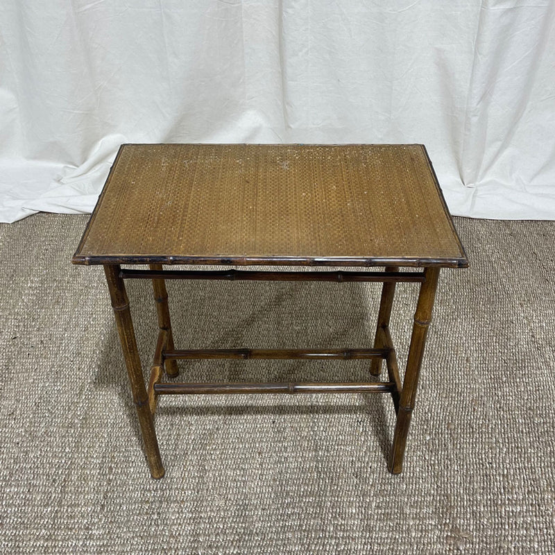 Antique Edwardian Bamboo Table C. 1920&