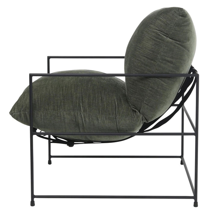 Ivan Occasional Chair Upholstered in Green