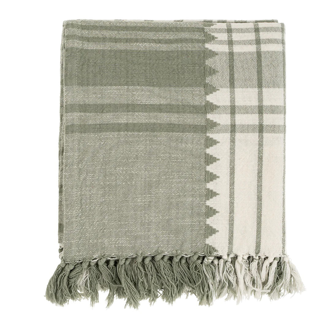 Malaya Woven Throw Sagebrush
